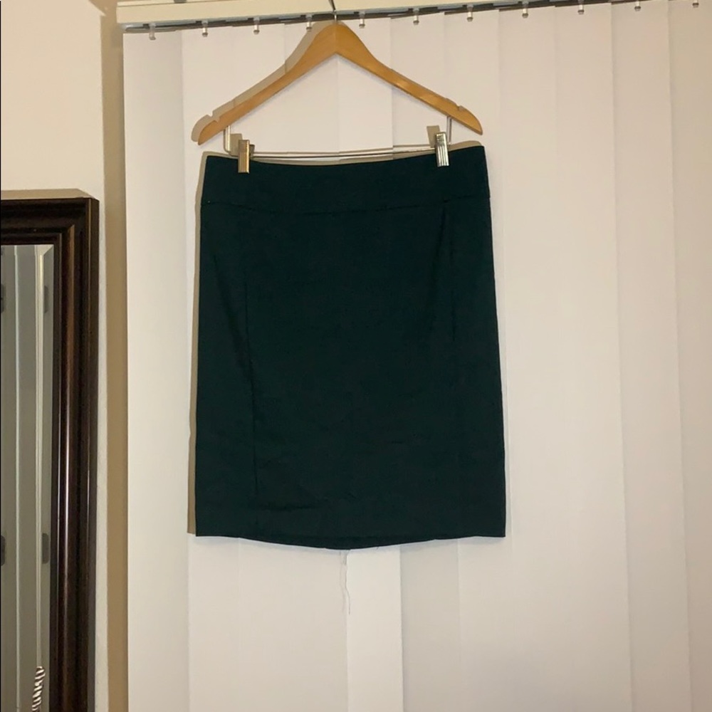 Green pencil skirt